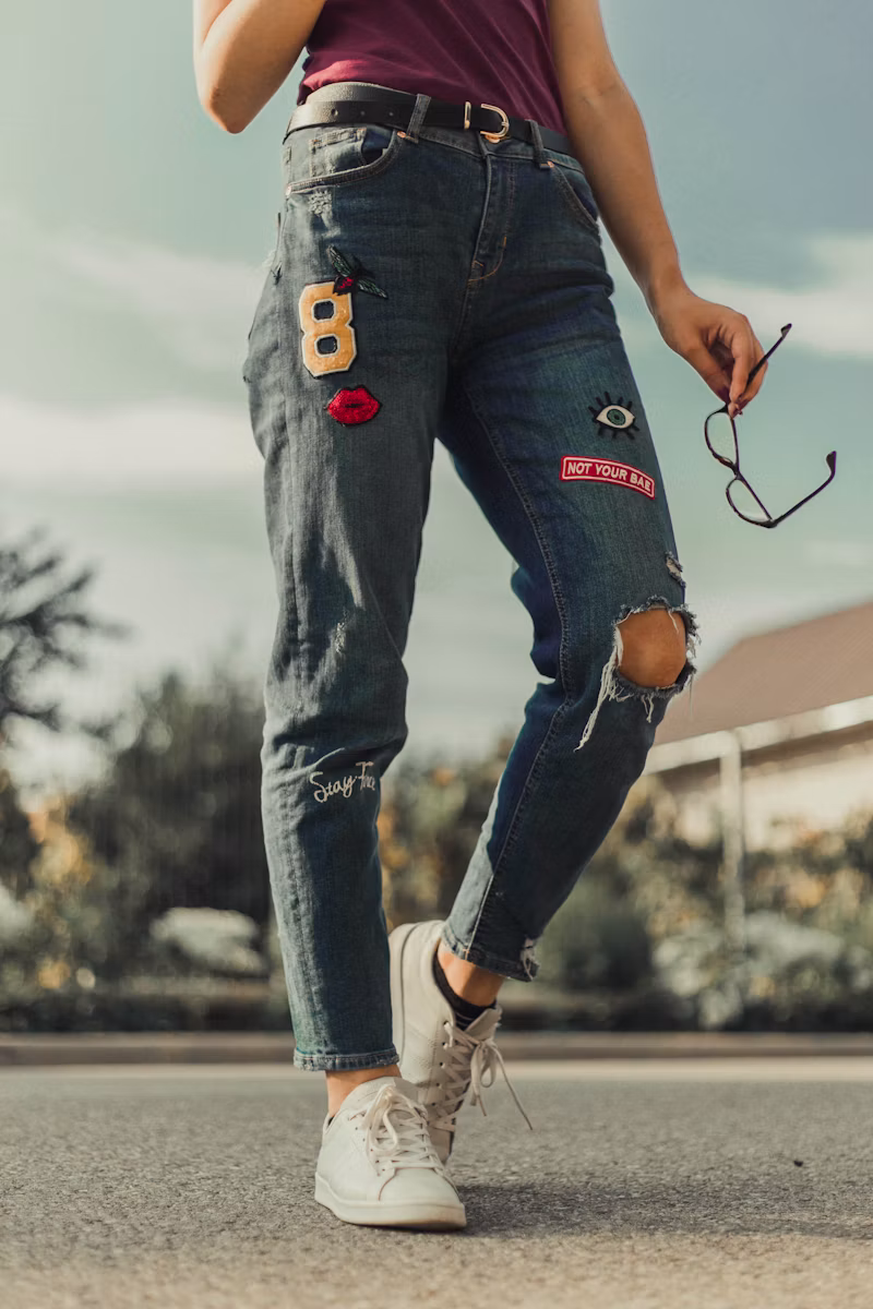 Calça Jeans Feminina Wide Leg Cintura Alta Lavagem Clara